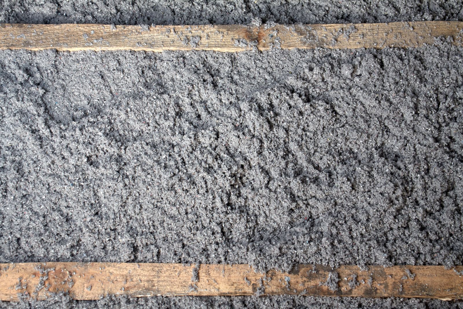 Cellulose isolatie toegepast