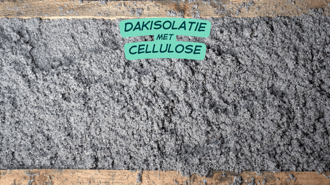 Dakisolatie met cellulose ingeblazen vezels van isaco