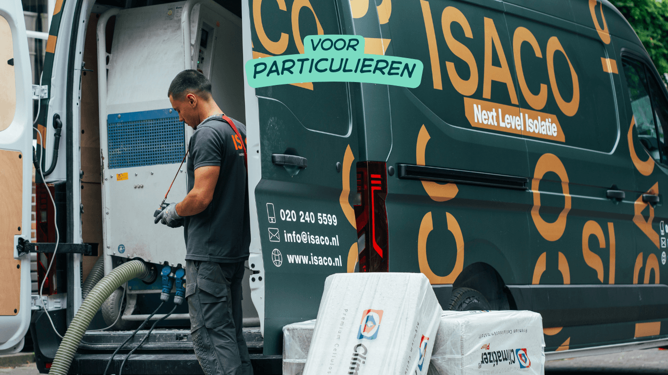 Cellulose isolatie voor appartementen en woningen particulieren