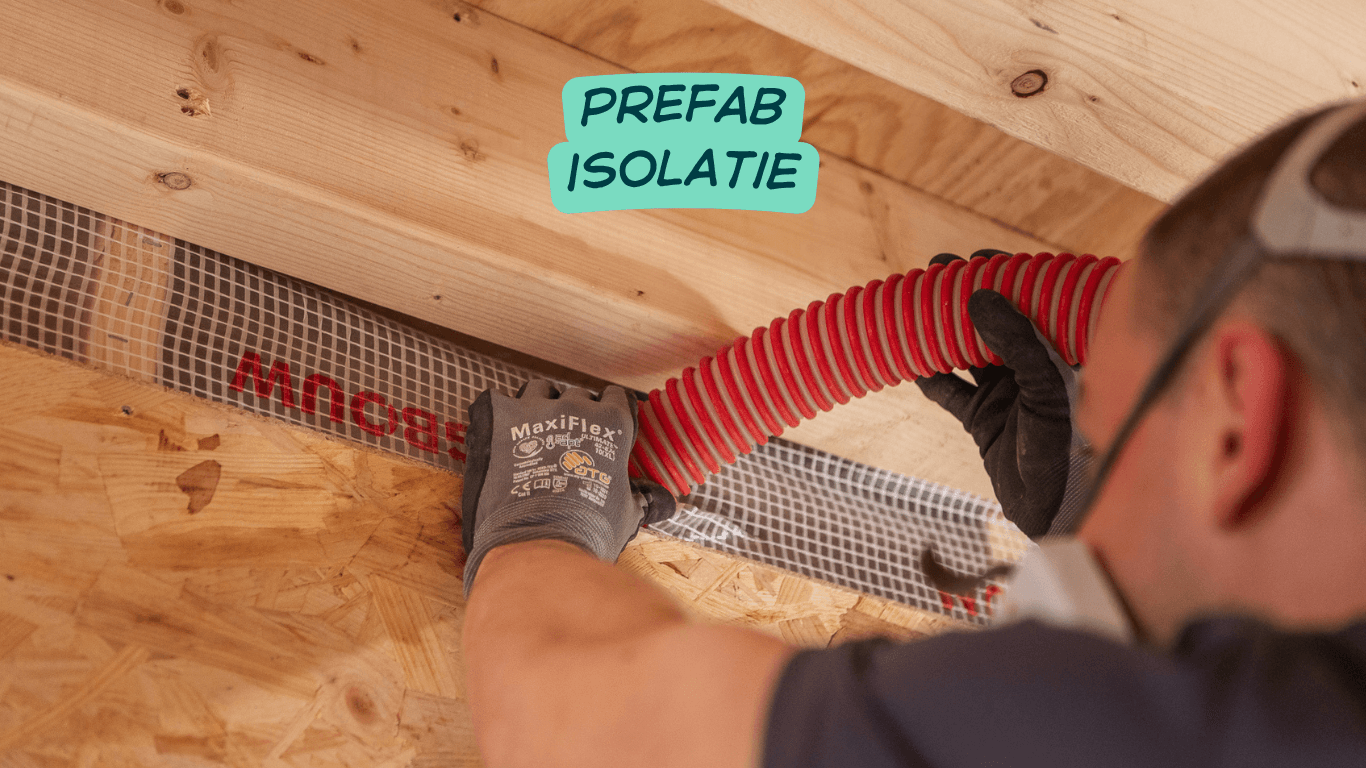huis prefab isoleren met vezels